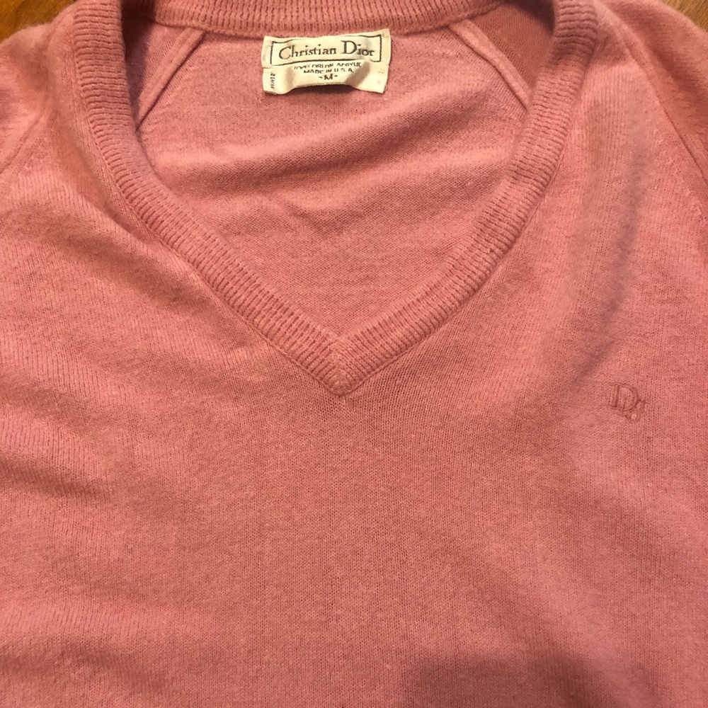 CHRISTIAN DIOR BABY PINK SWEATER